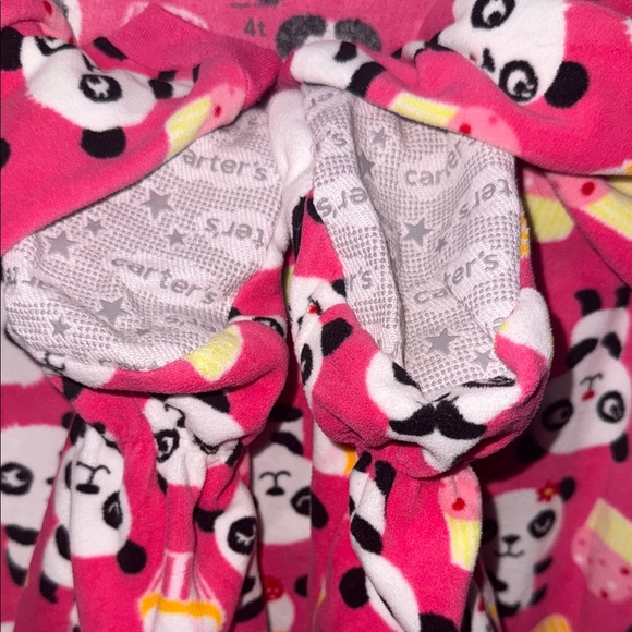 Carter's Pink Panda and Cupcake Footie - Picture 7 of 11